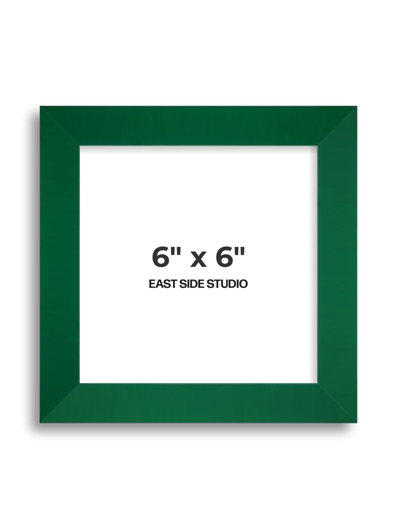 Emerald Green 6" x 6" picture frame