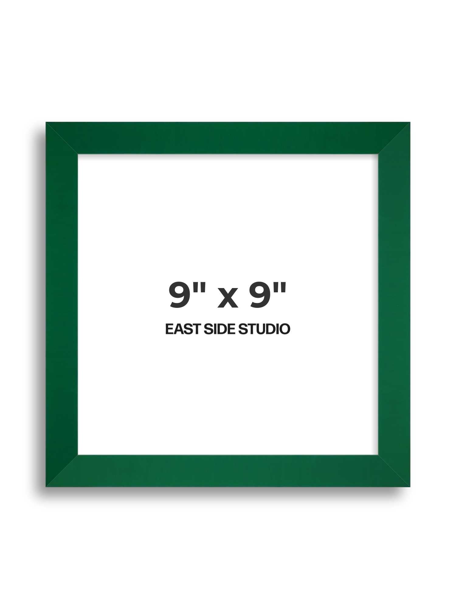 Emerald Green 9" x 9" picture frame
