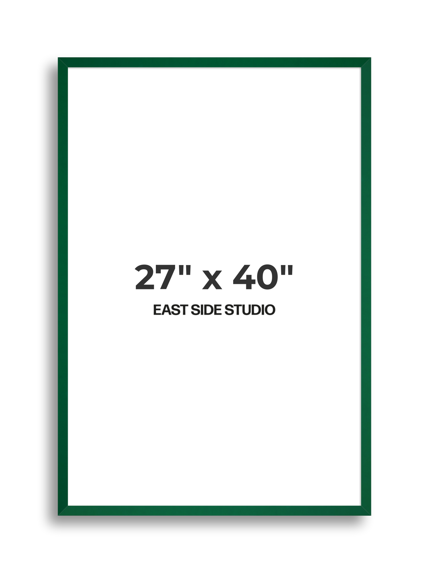 Emerald Green 27" x 40" picture frame