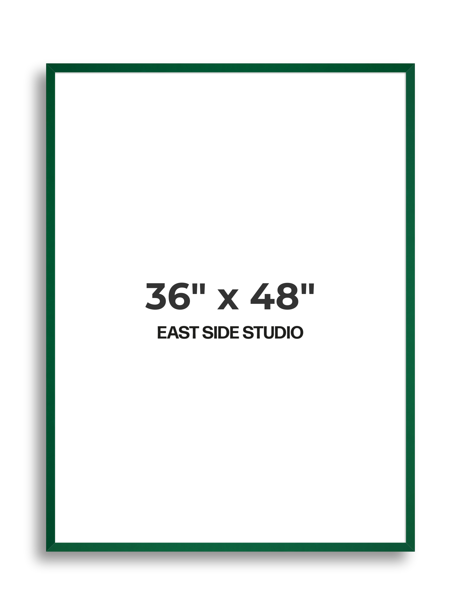 Emerald Green 36" x 48" picture frame