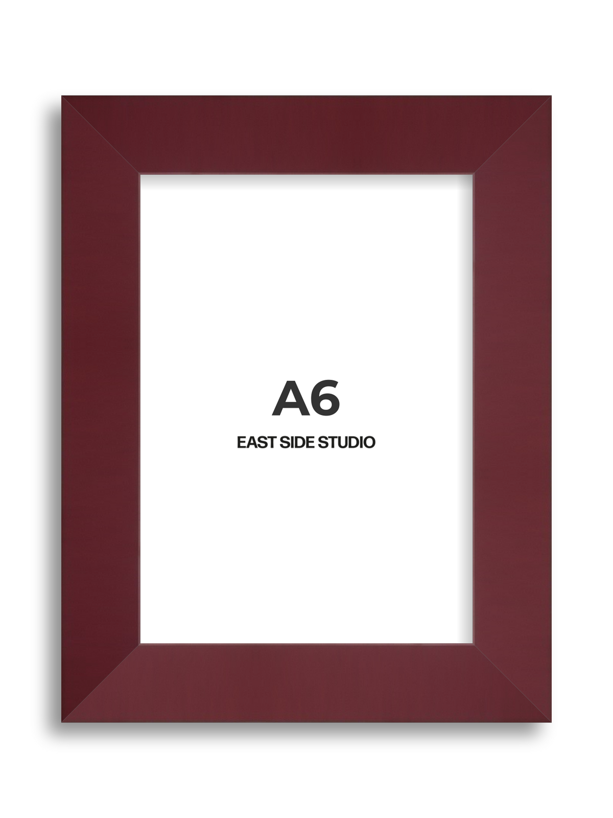 Burgundy A6 picture frame