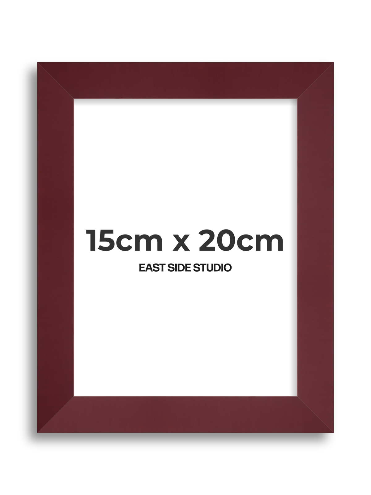 Burgundy 15cm x 20cm picture frame