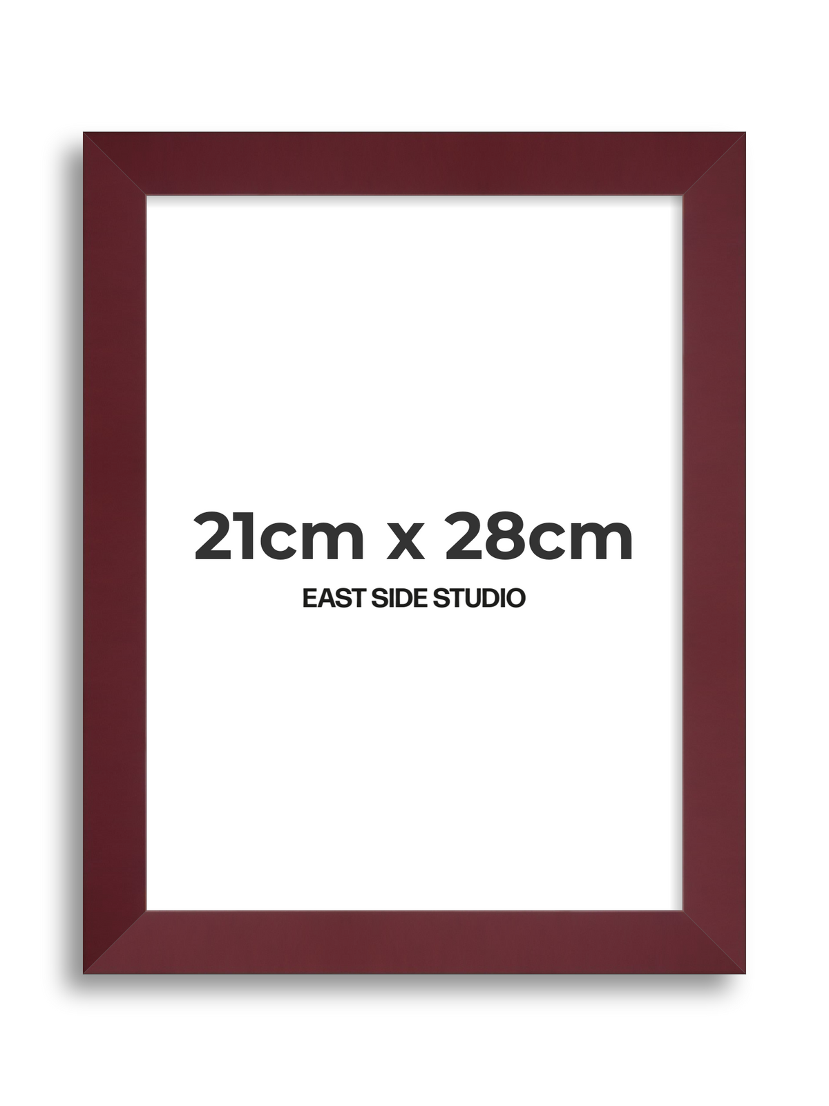 Burgundy 21cm x 28cm picture frame