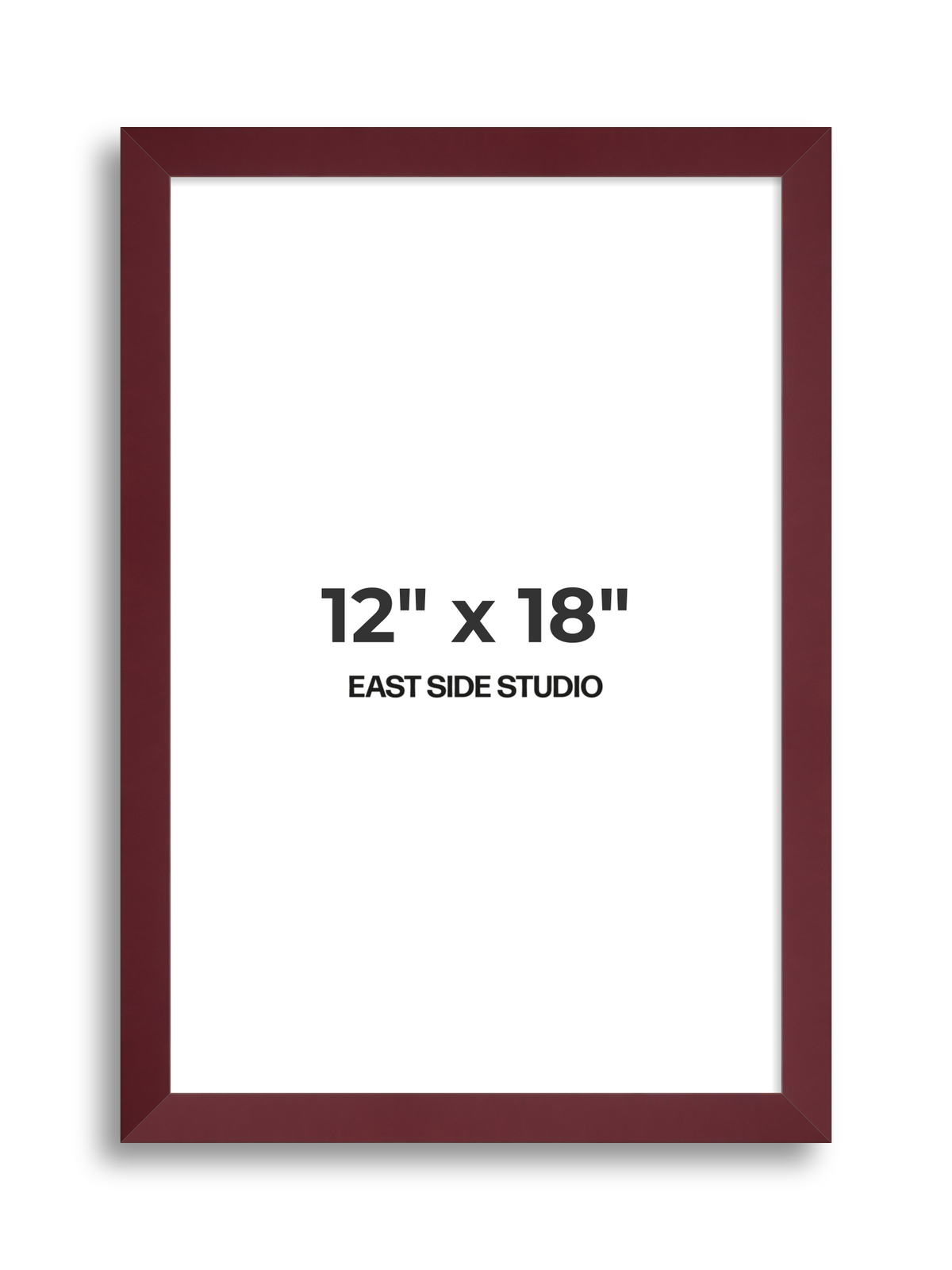 Burgundy 12" x 18" picture frame