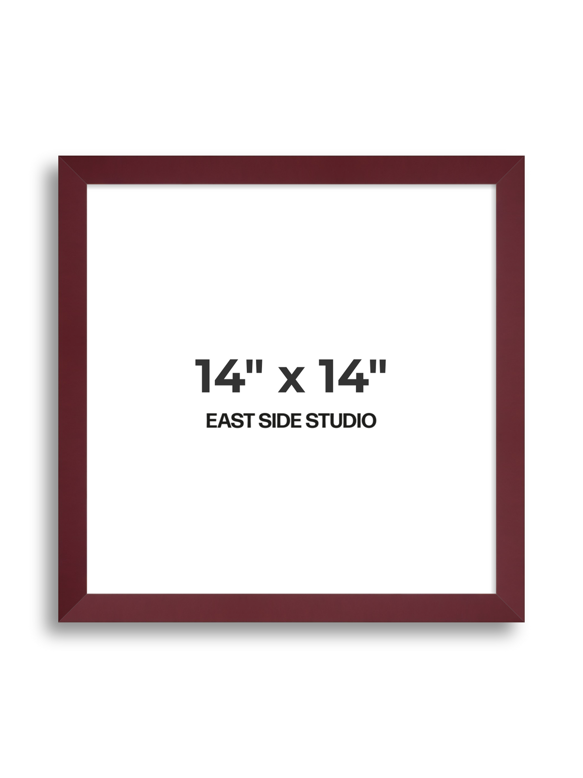 Burgundy 14" x 14" picture frame