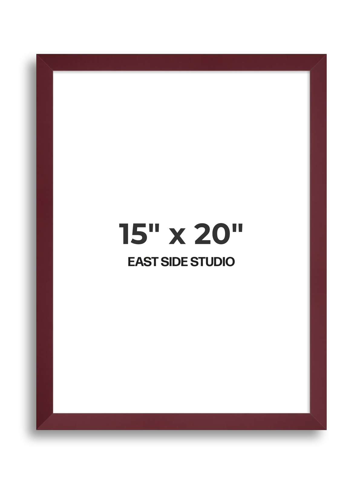 Burgundy 15" x 20" picture frame