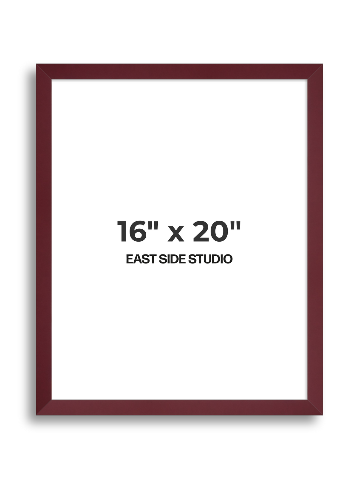 Burgundy 16" x 20" picture frame