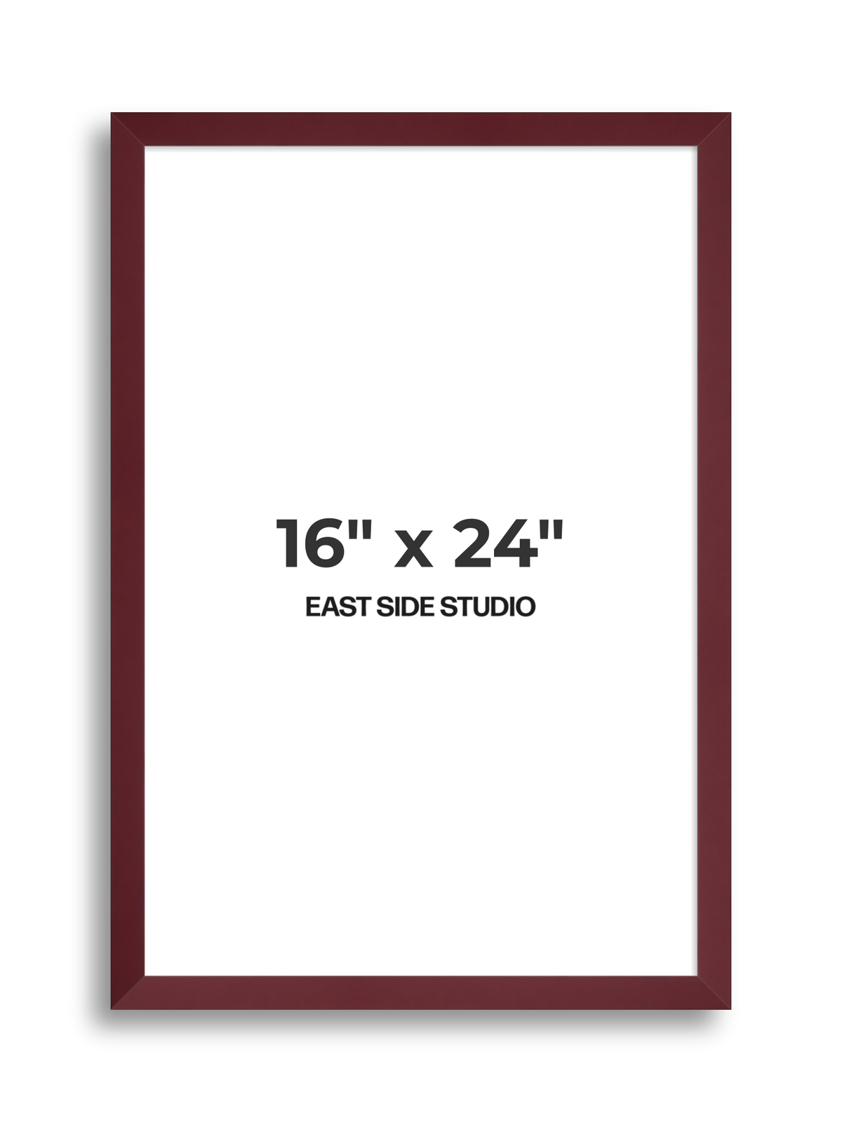 Burgundy 16" x 24" picture frame