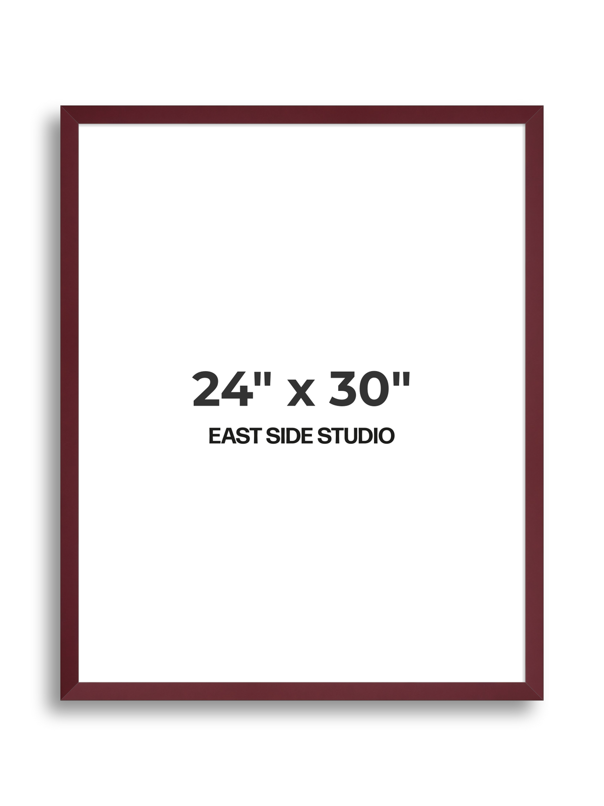 Burgundy 24" x 30" picture frame