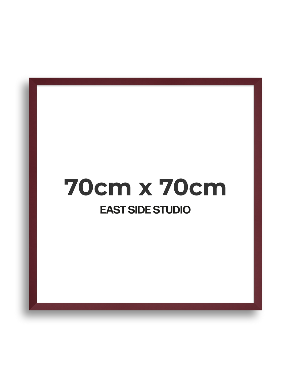 Burgundy 70cm x 70cm picture frame