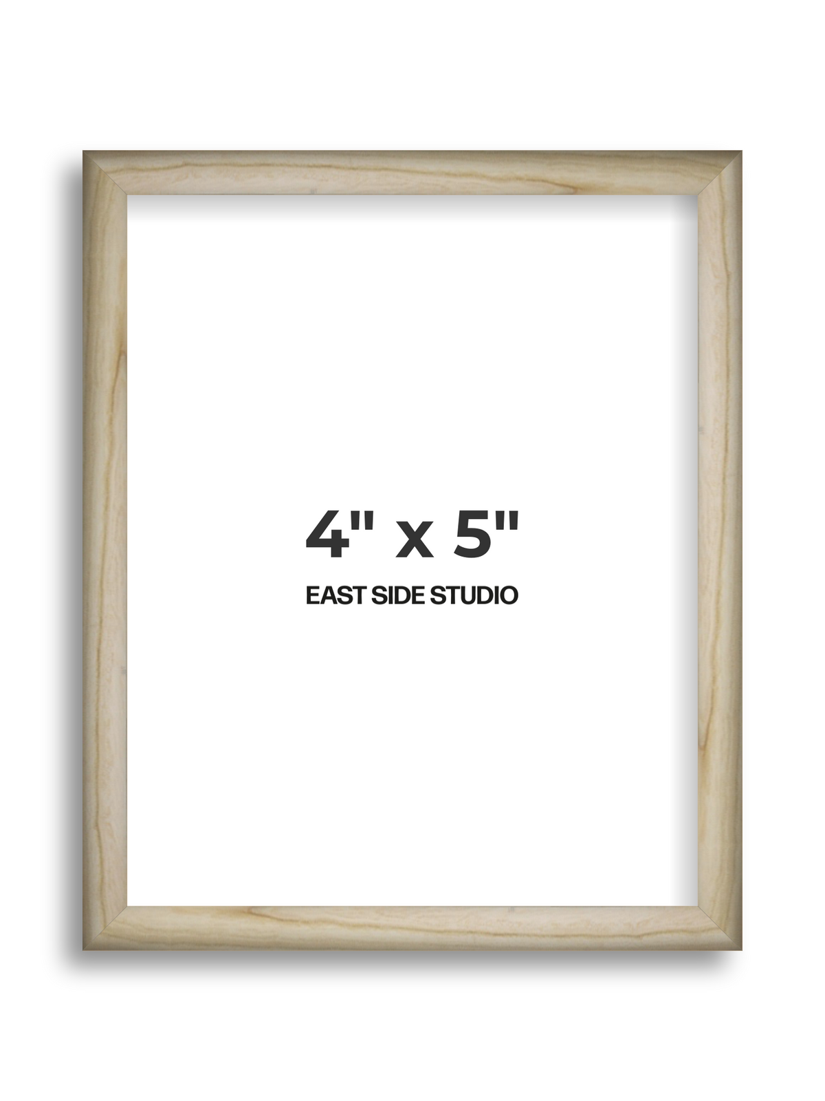 Natural Wood 4" x 5" picture frame