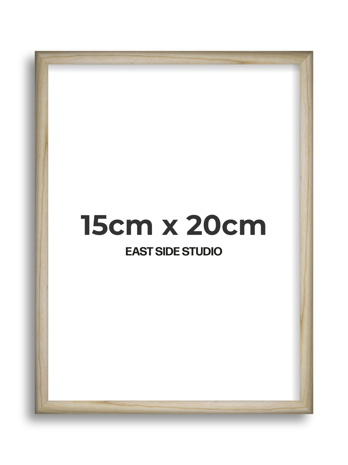 Natural Wood 15cm x 20cm picture frame