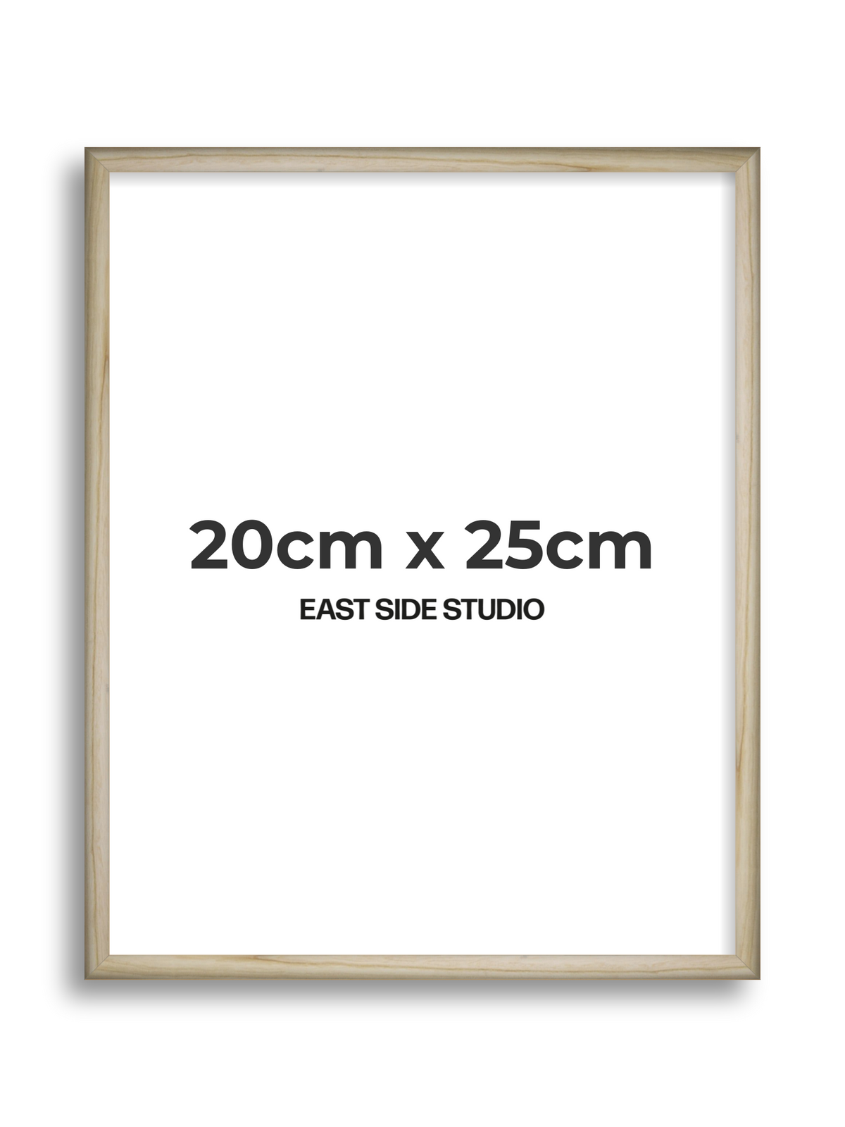 Natural Wood 20cm x 25cm picture frame