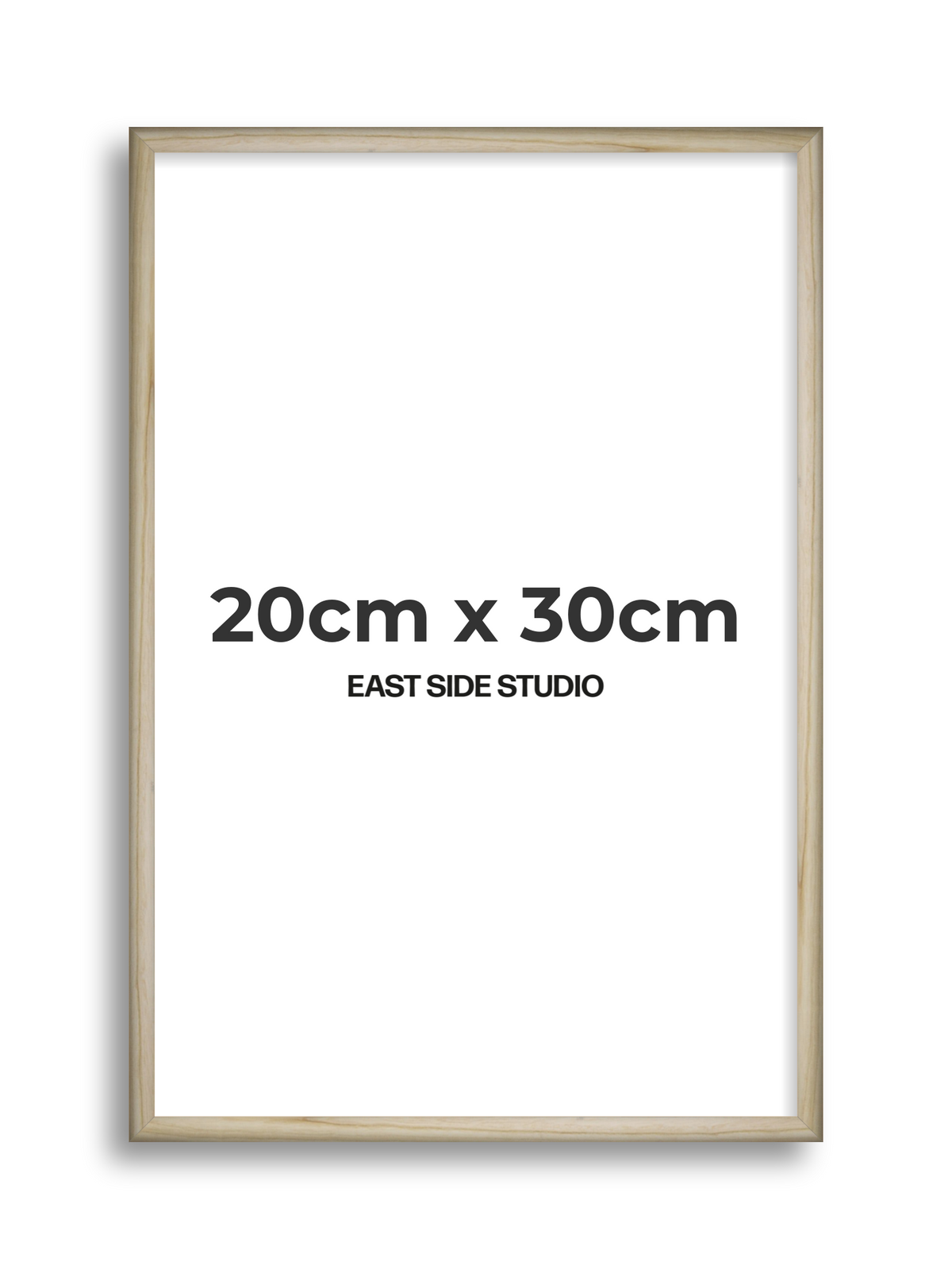 Natural Wood 20cm x 30cm picture frame