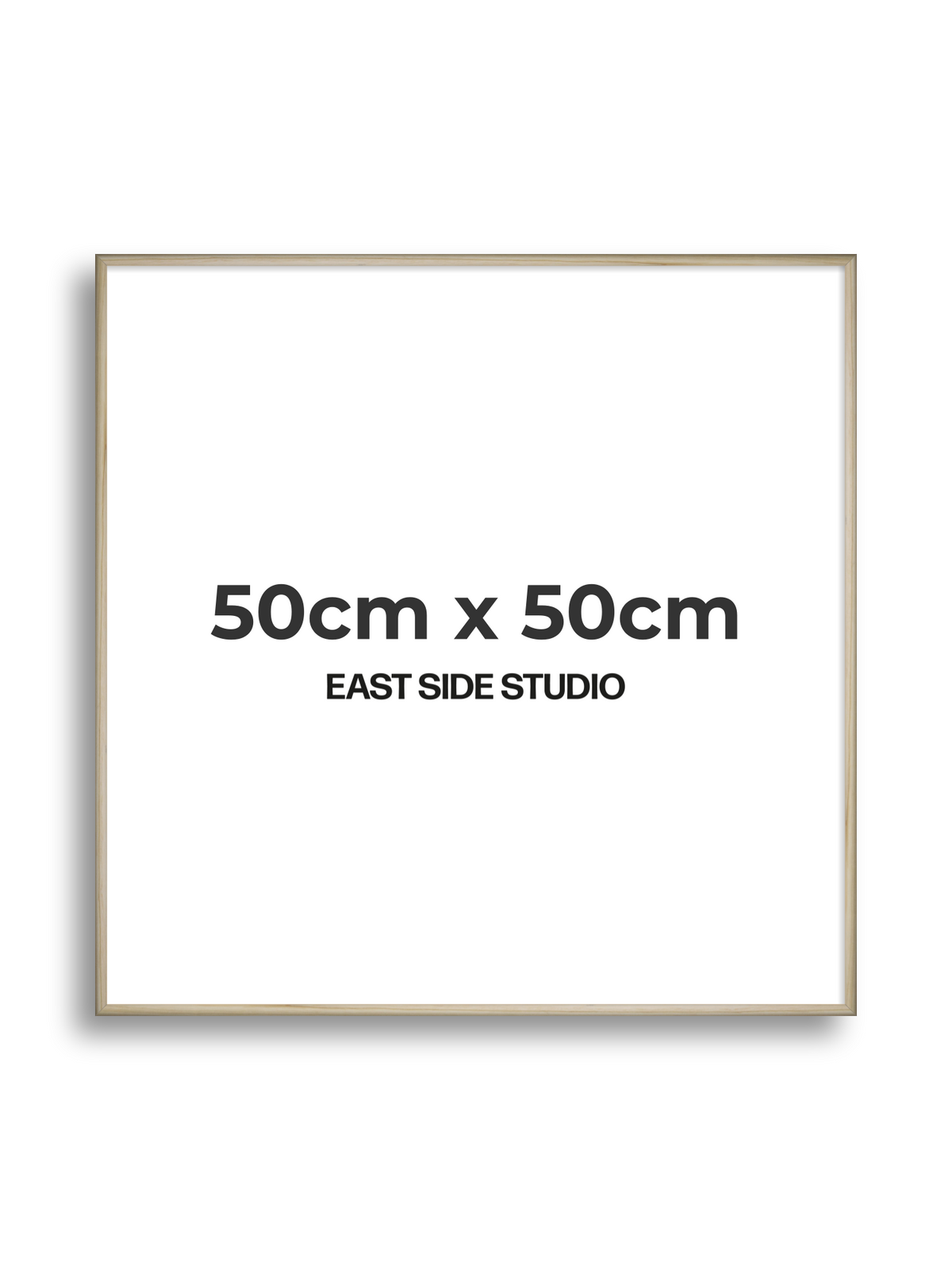 Natural Wood 50cm x 50cm picture frame