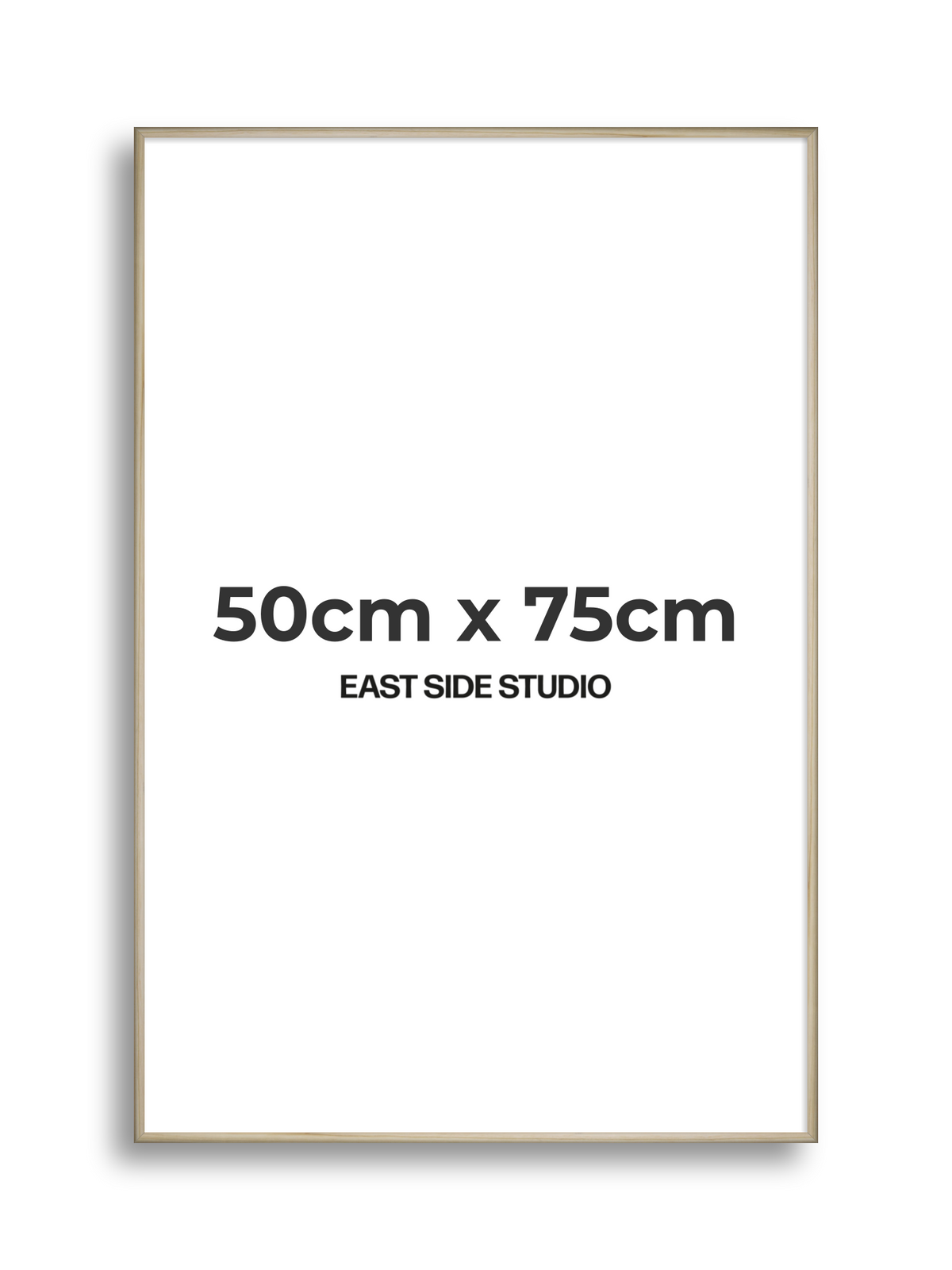 Natural Wood 50cm x 75cm picture frame