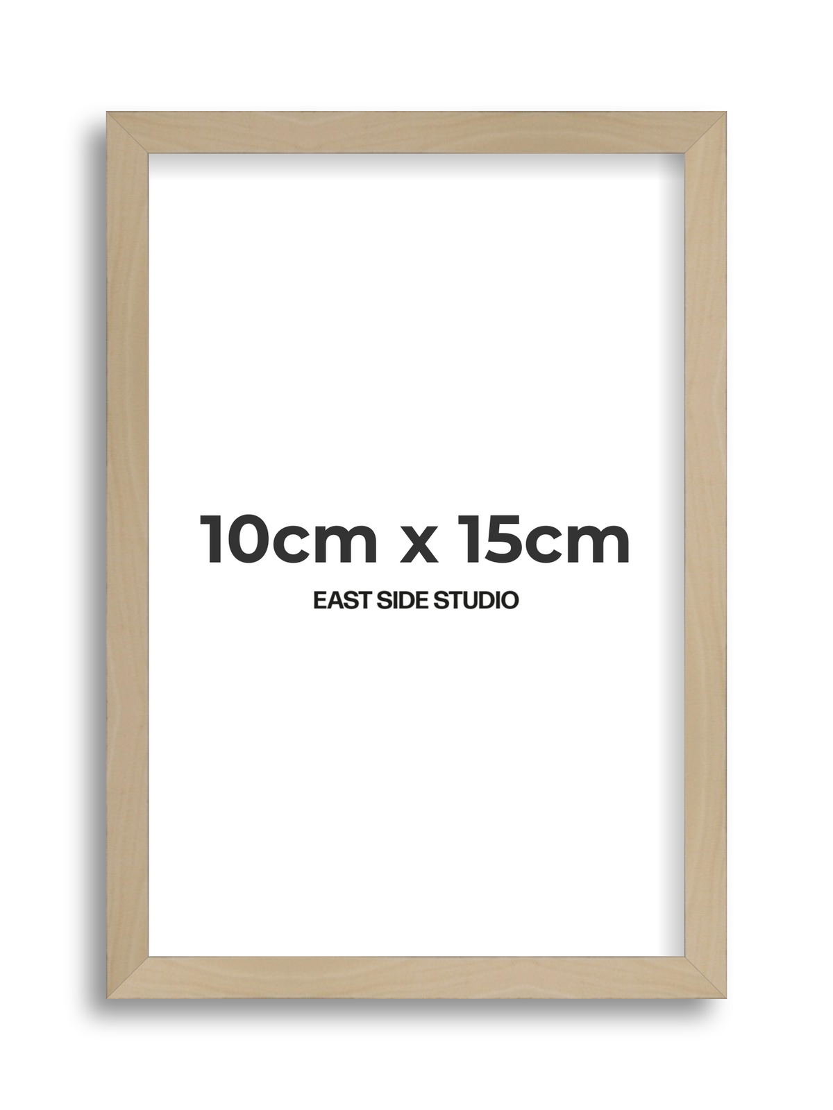 Natural Wood 10cm x 15cm picture frame