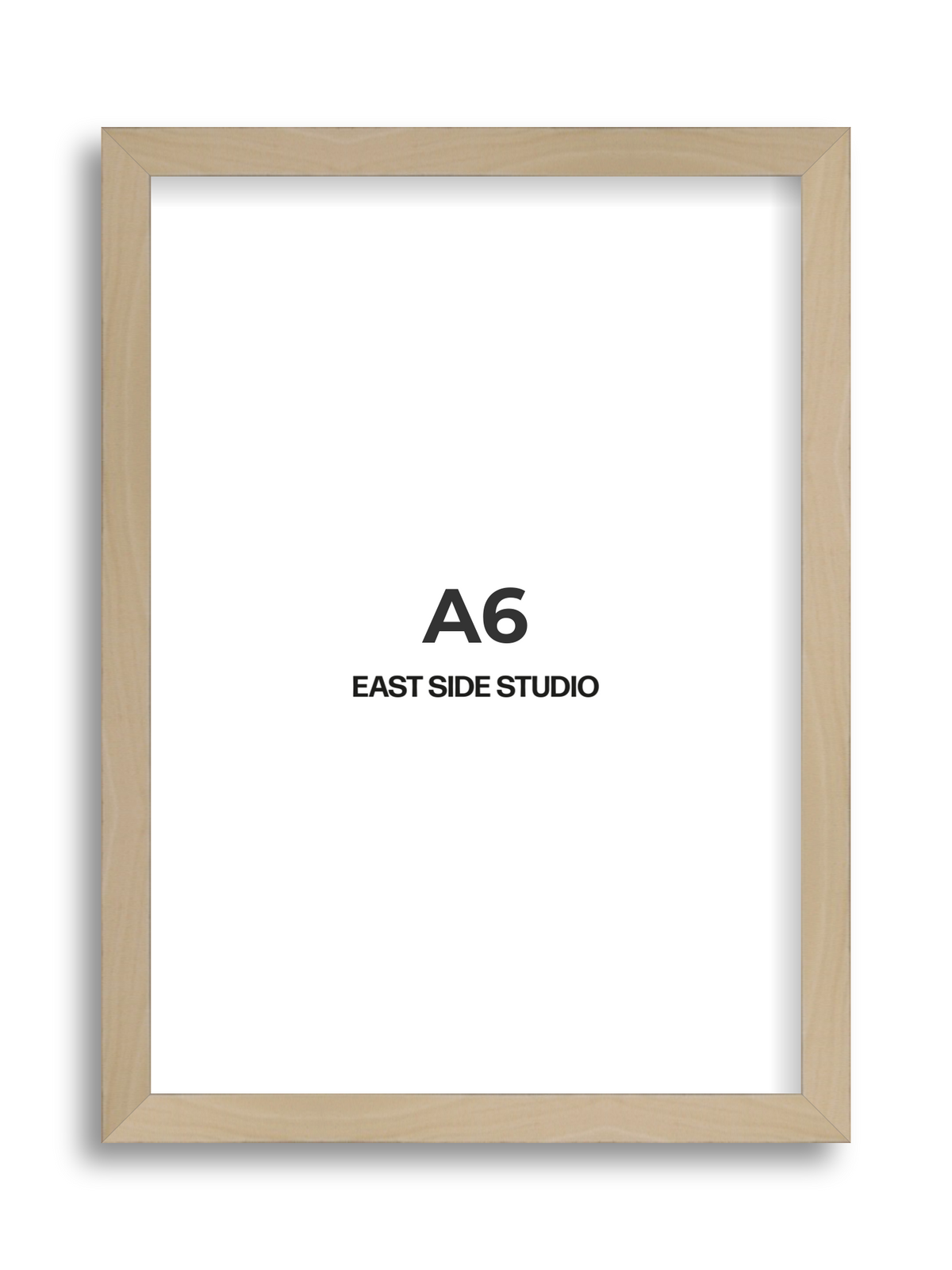 Natural Wood A6 picture frame
