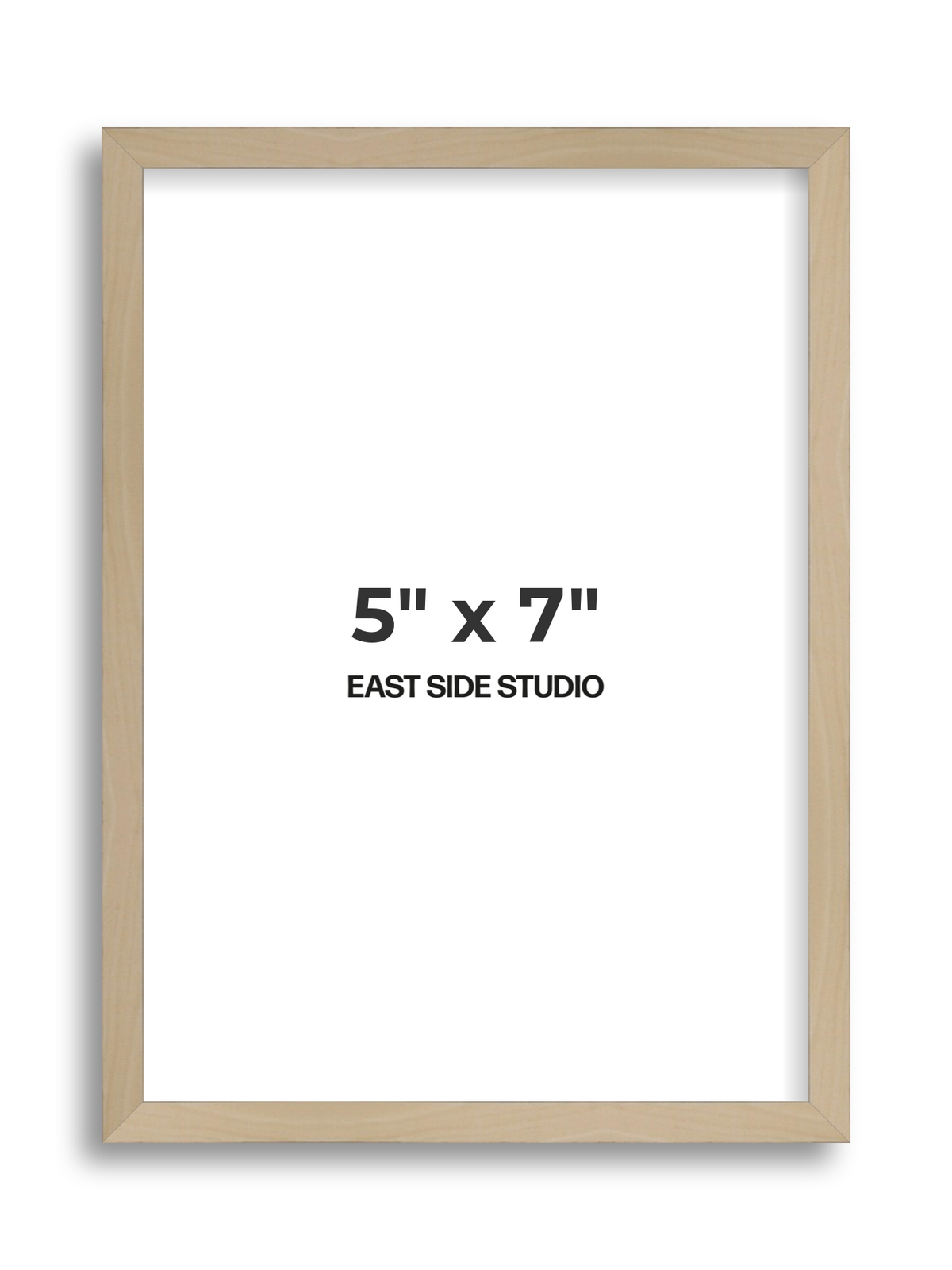 Natural Wood 5" x 7" picture frame