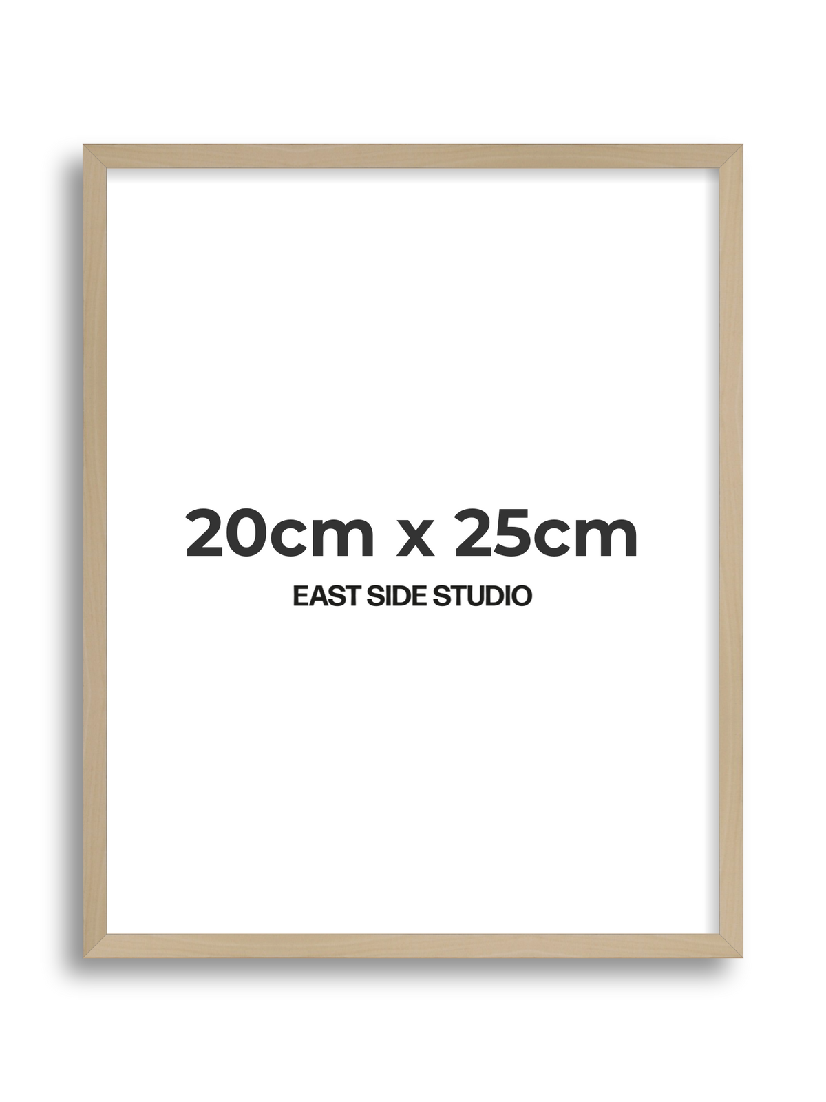 Natural Wood 20cm x 25cm picture frame