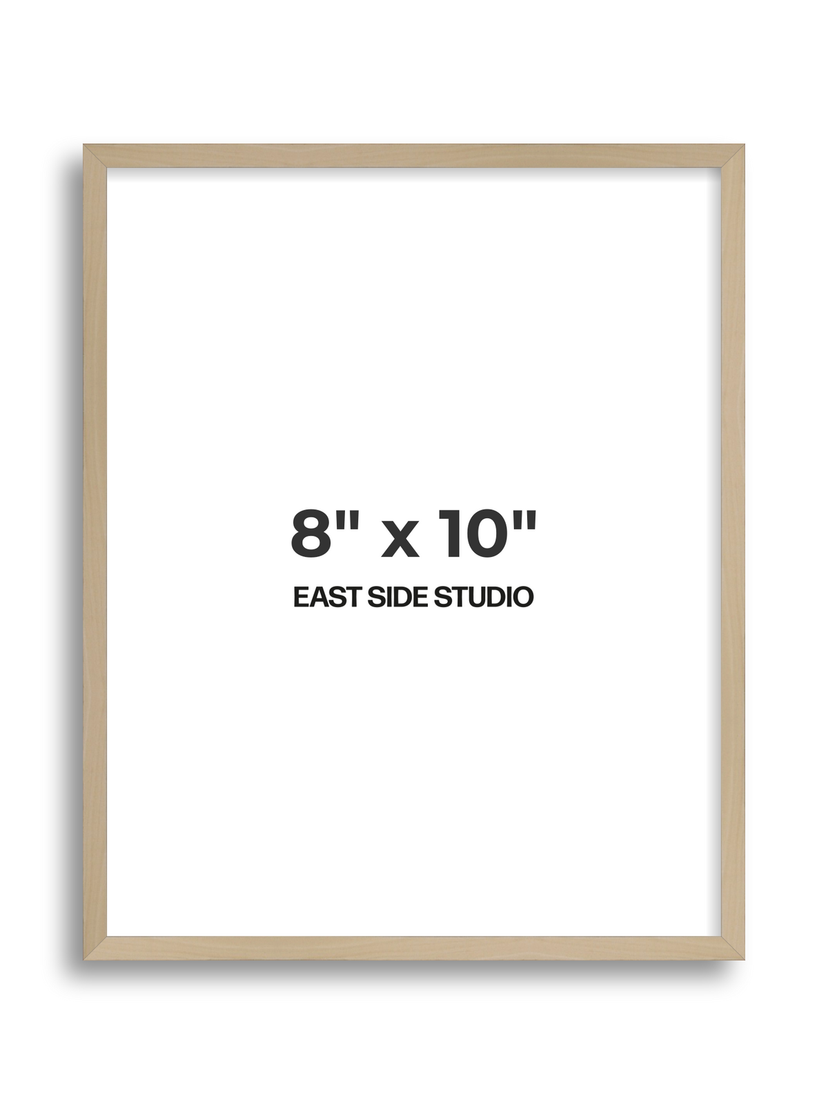 Natural Wood 8" x 10" picture frame