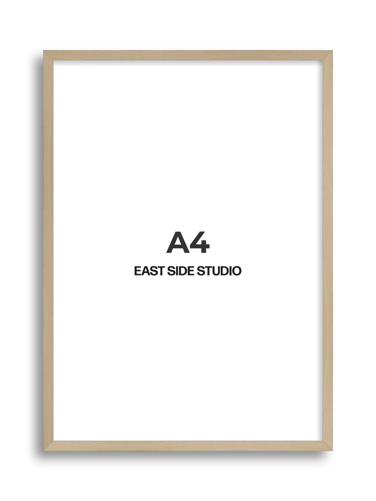 Natural Wood A4 picture frame