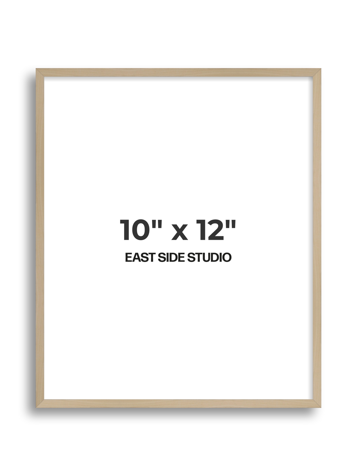 Natural Wood 10" x 12" picture frame