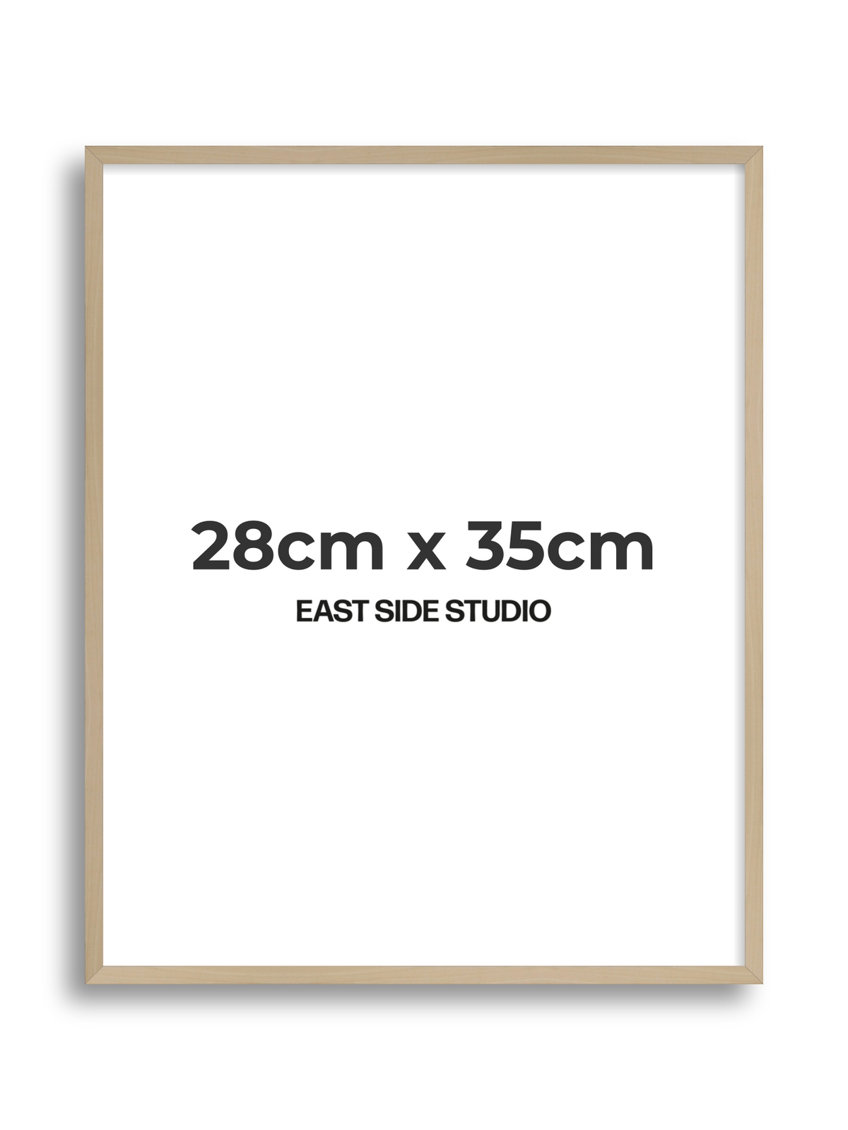 Natural Wood 28cm x 35cm picture frame