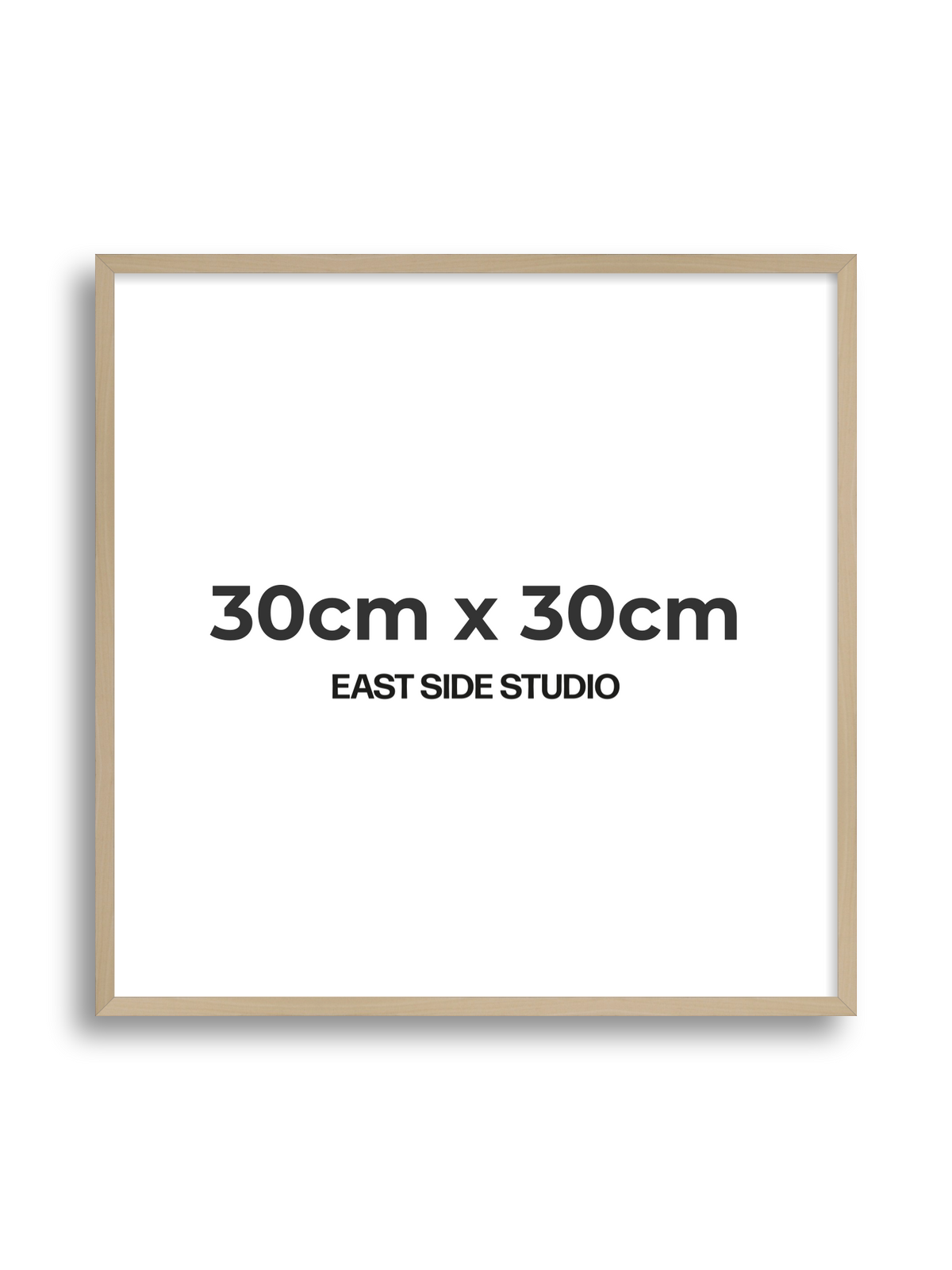 Natural Wood 30cm x 30cm picture frame