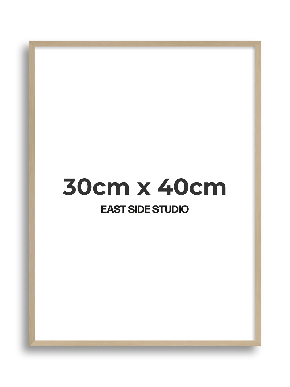 Natural Wood 30cm x 40cm picture frame