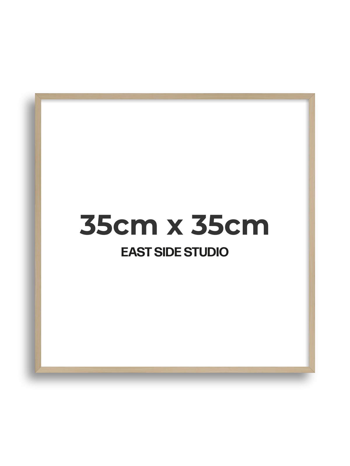 Natural Wood 35cm x 35cm picture frame