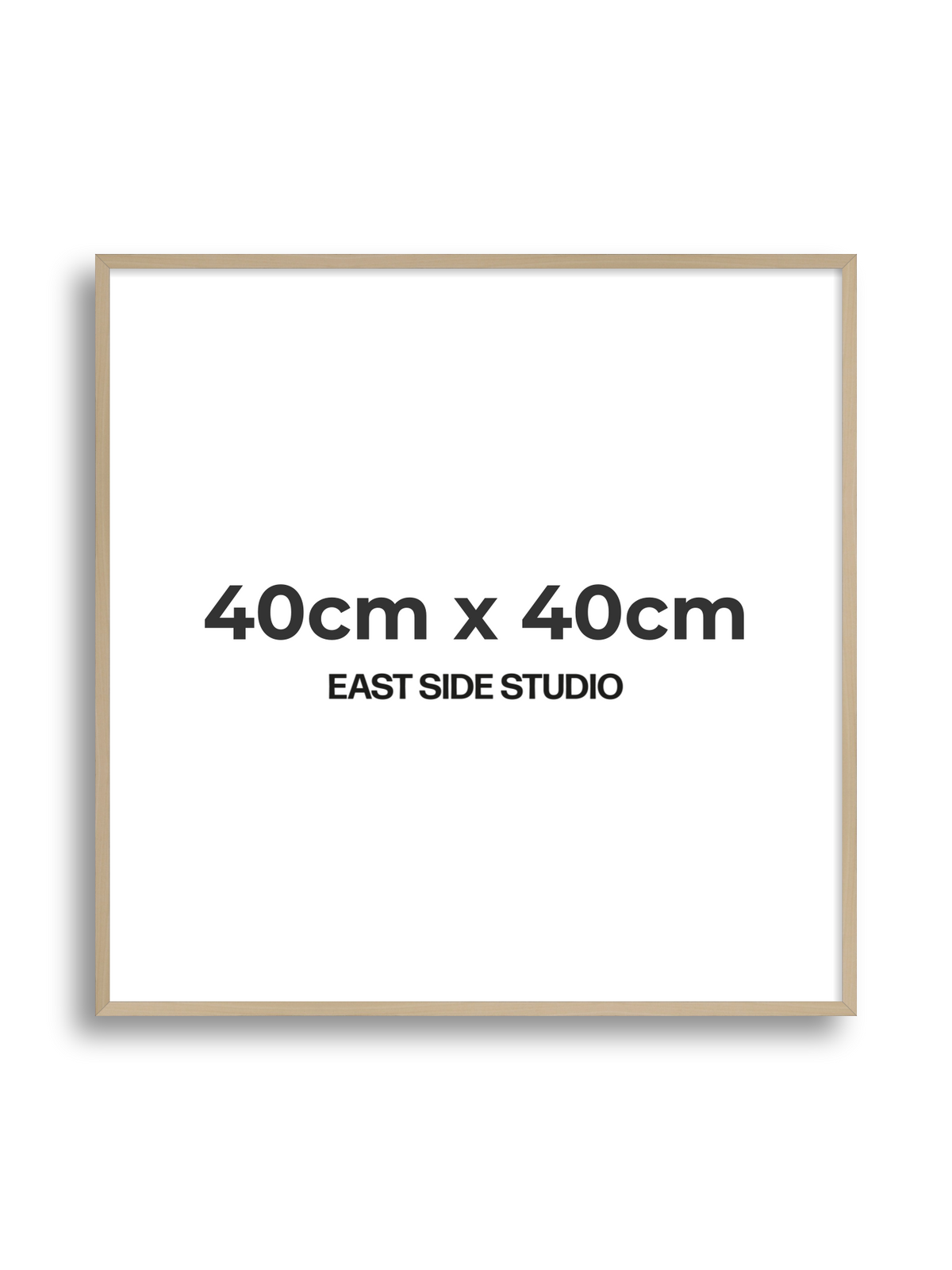 Natural Wood 40cm x 40cm picture frame