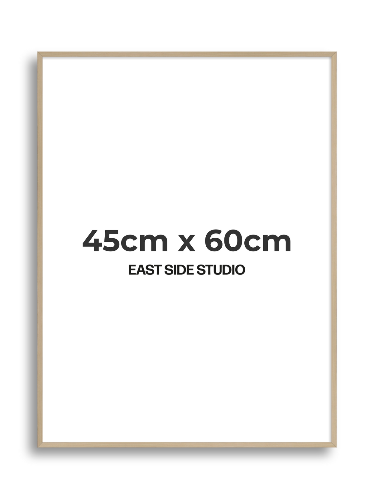 Natural Wood 45cm x 60cm picture frame