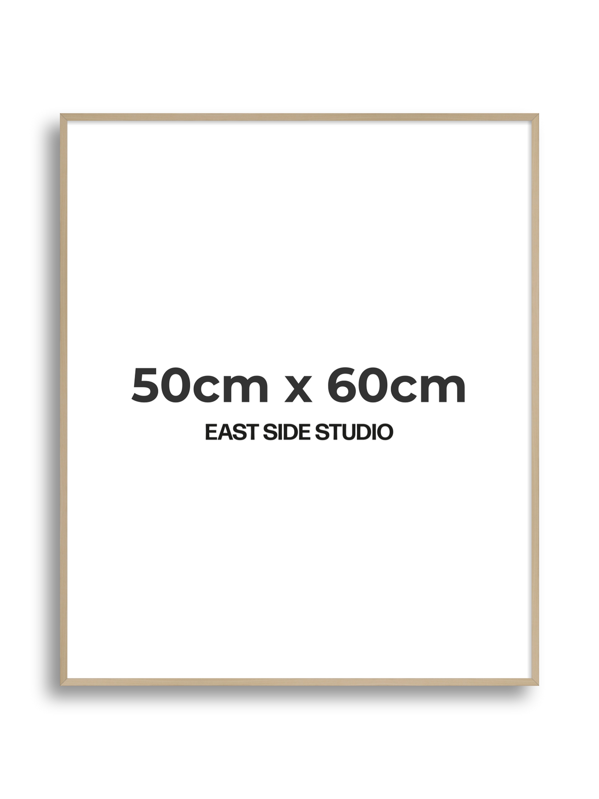 Natural Wood 50cm x 60cm picture frame