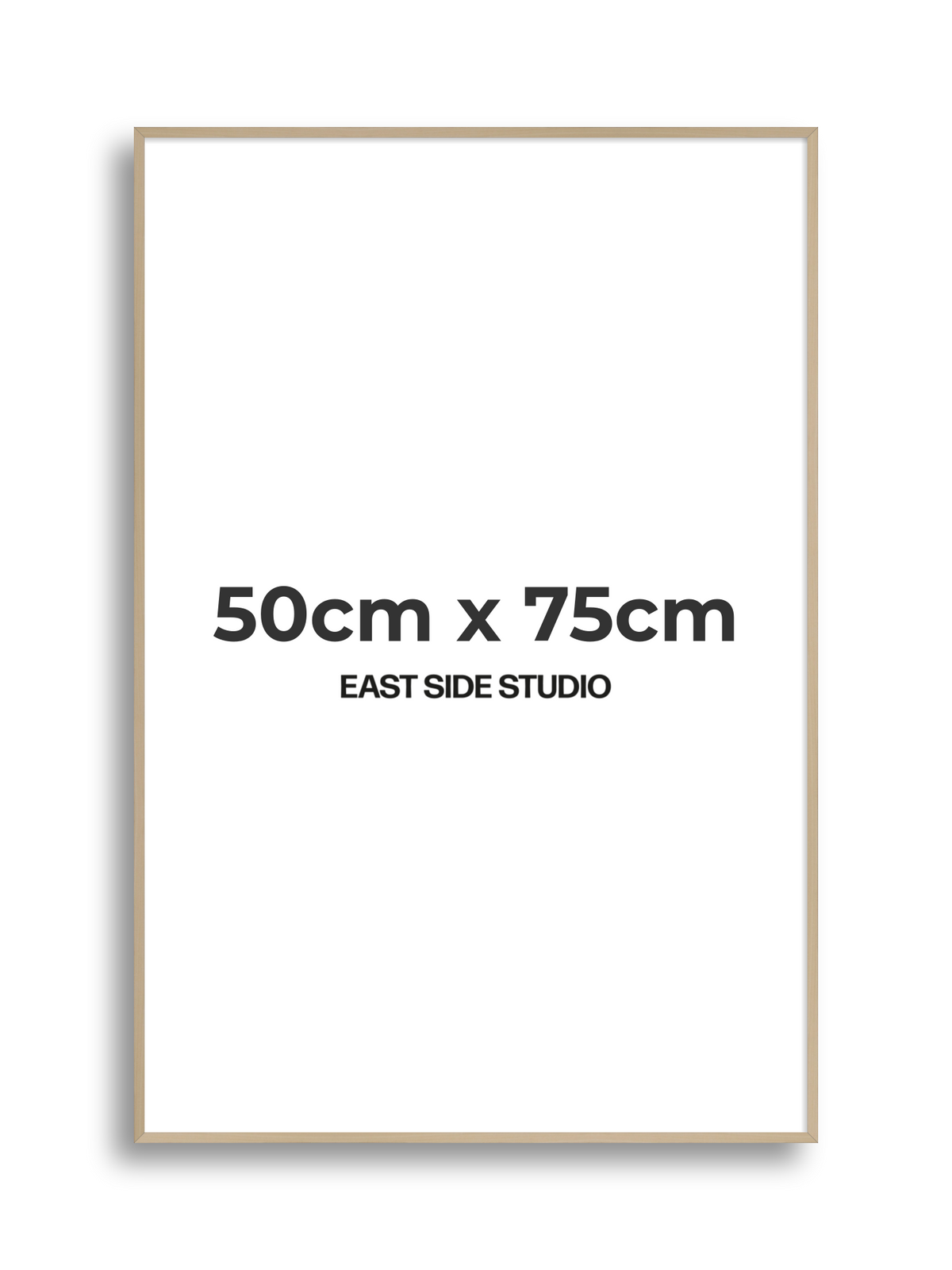 Natural Wood 50cm x 75cm picture frame