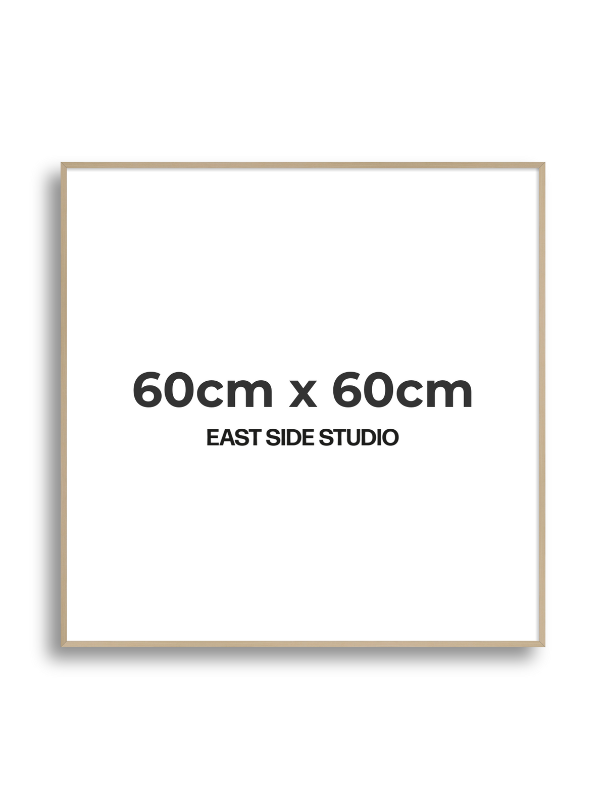 Natural Wood 60cm x 60cm picture frame
