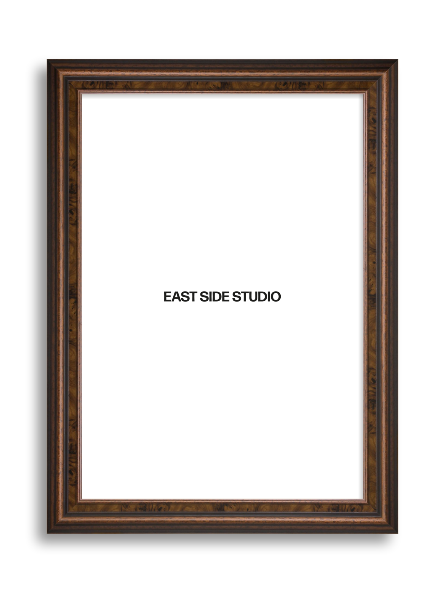 Walnut picture frame