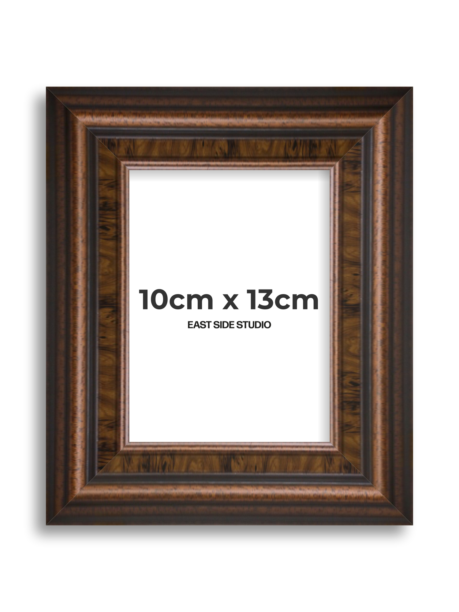 Walnut 10cm x 13cm picture frame