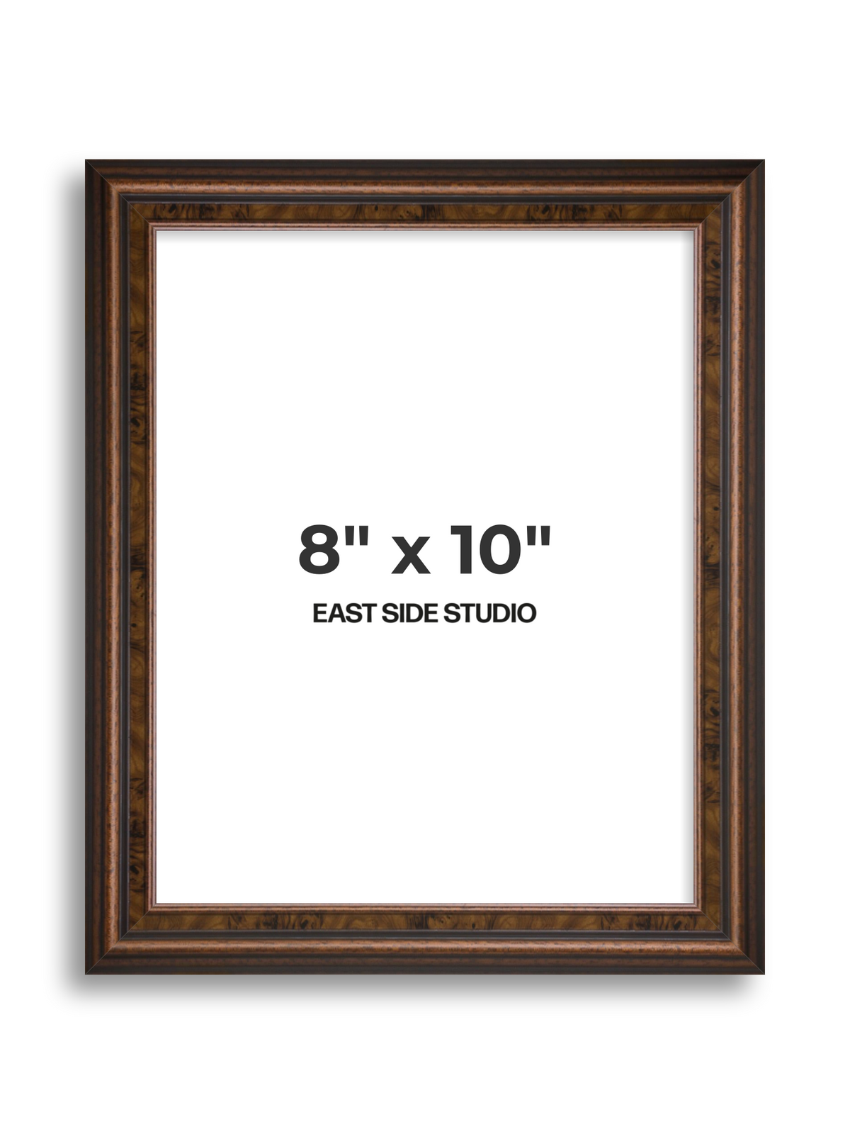 Walnut 8" x 10" picture frame