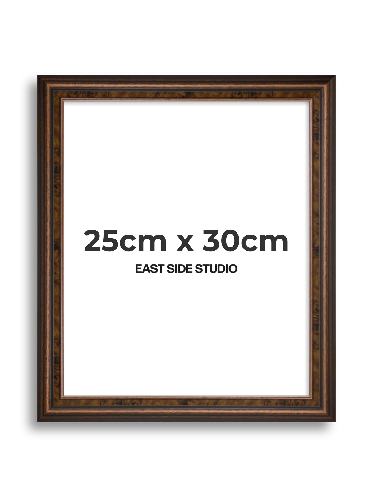 Walnut 25cm x 30cm picture frame