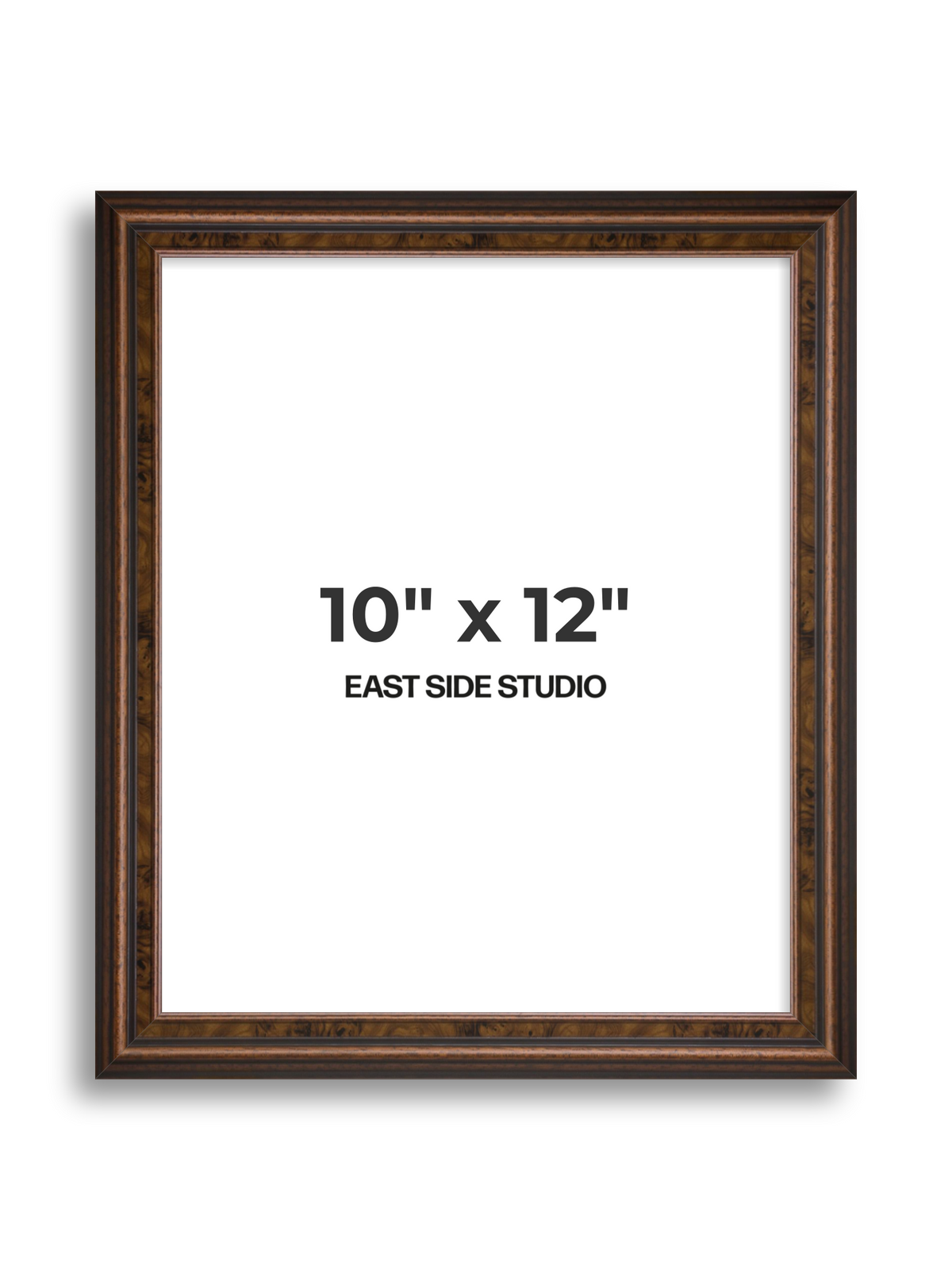 Walnut 10" x 12" picture frame