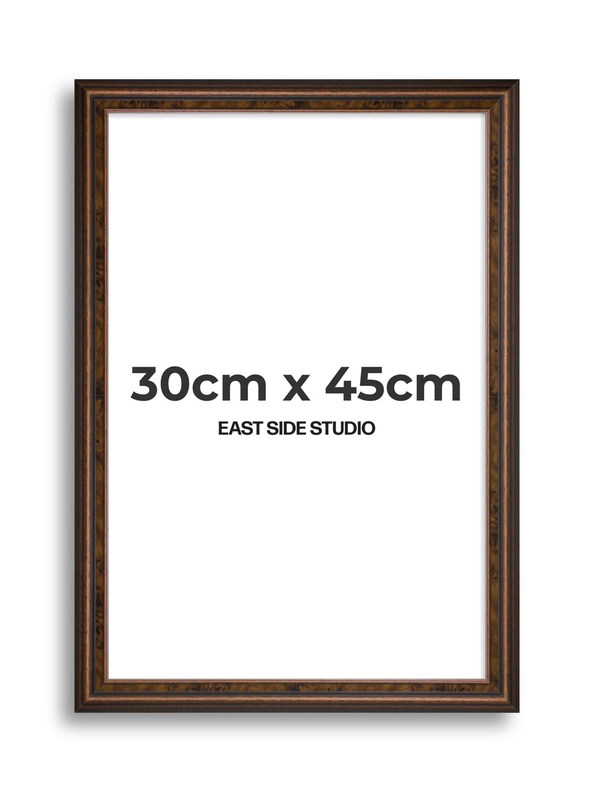 Walnut 30cm x 45cm picture frame