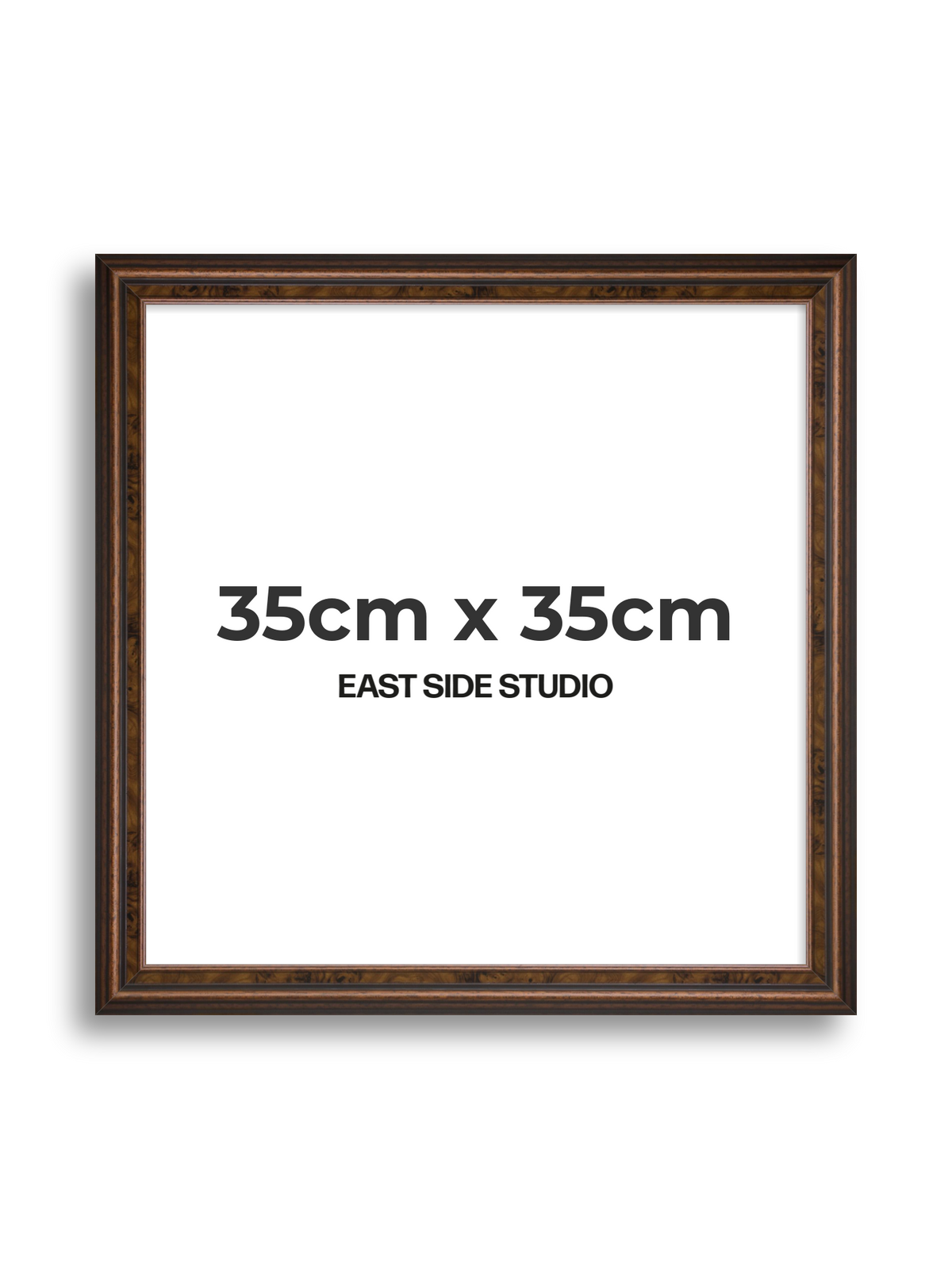 Walnut 35cm x 35cm picture frame
