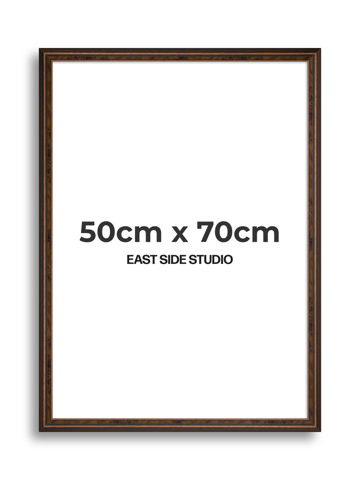 Walnut 50cm x 70cm picture frame