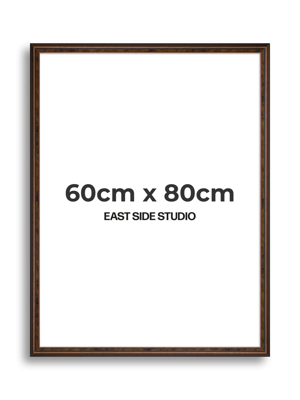 Walnut 60cm x 80cm picture frame