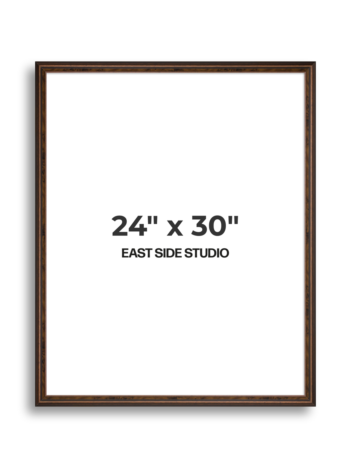 Walnut 24" x 30" picture frame