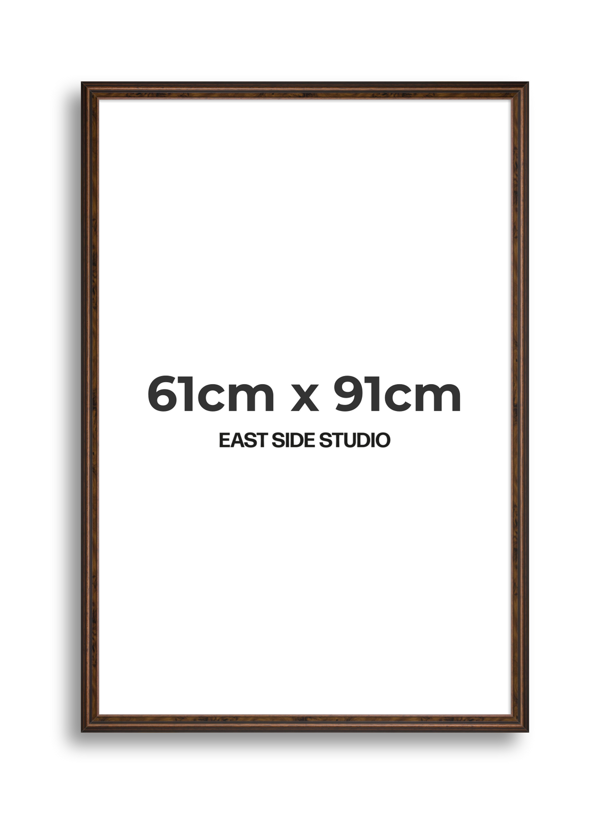 Walnut 61cm x 91cm picture frame