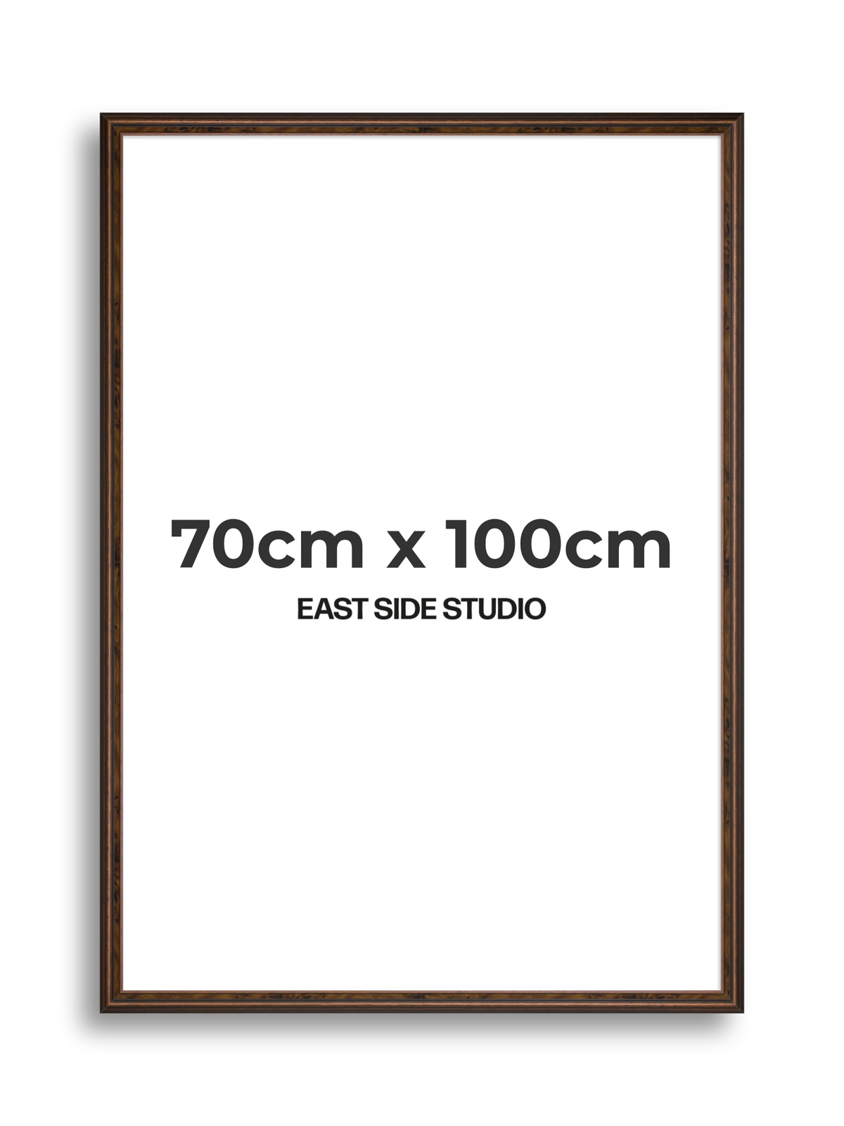 Walnut 70cm x 100cm picture frame
