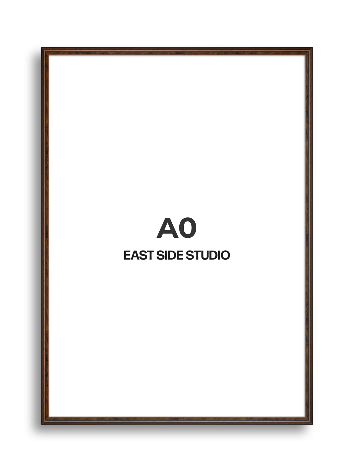 Walnut A0 picture frame