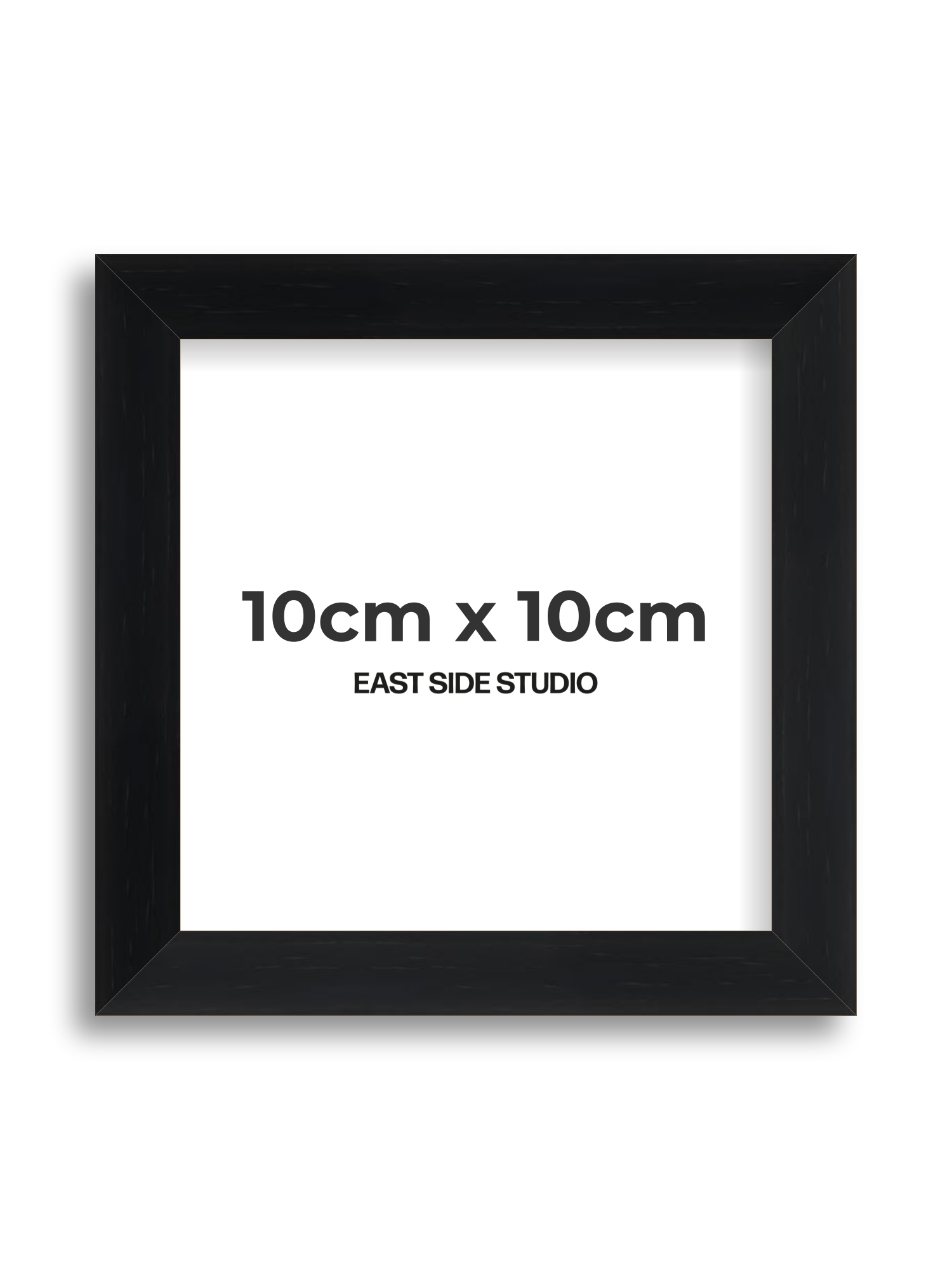 Black Grain 10cm x 10cm picture frame